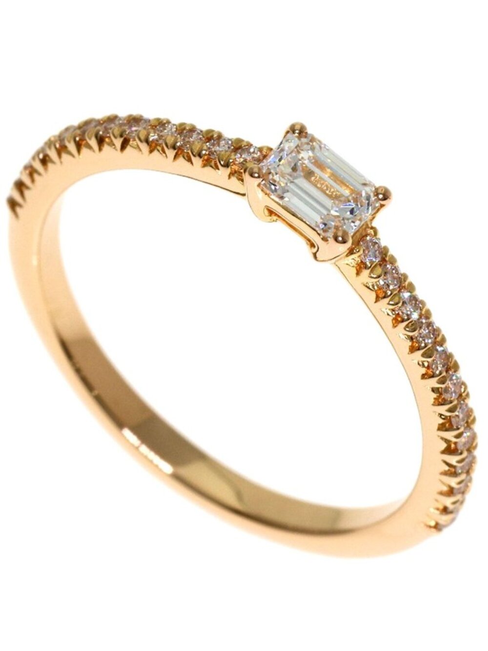 Tiffany & Co Novo Horizon Diamond Ring 18K Pink Gold